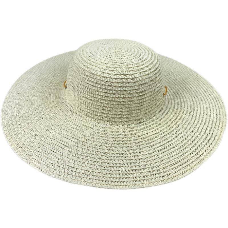 夏季大檐防晒隔热手工草帽