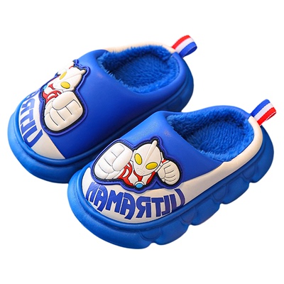 奥特曼儿童棉拖鞋男童2025新款