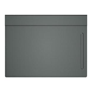 黑色A3皮革写字板办公桌笔槽垫文件夹签约垫商务前台定制尺寸logo