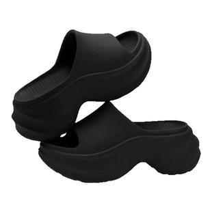 厚底拖鞋女海边沙滩2026新款外穿夏潮流楼梯超火绝美增高跟凉拖鞋