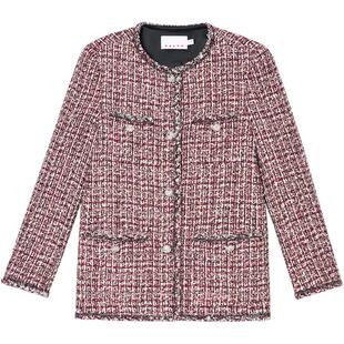 SALT.P可颜珠片花纱小香风外套女中款2025冬季新品AC35510320