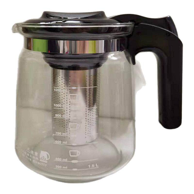美的志高茶吧机饮水机通用配件0.9L玻璃杯泡茶壶1.5L冲茶杯原厂杯