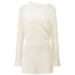 VIKTORIACHAN25/26秋冬成衣系列新品 堆叠领口落肩羊毛长袖毛衣