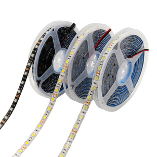 led灯带12V汽车户外防水5050超高亮贴片手机柜台灯箱裸板软灯条