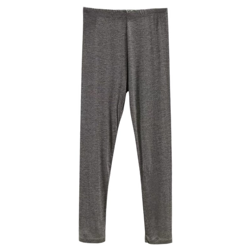 莫代尔女士打底秋裤薄款紧身九分弹力高腰外穿线裤小个子大码长裤