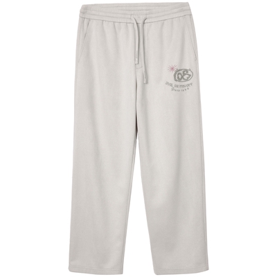 杰克琼斯男装秋季休闲2025年新款百搭宽松精致刺绣直筒长裤裤子