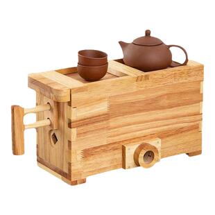 围炉煮茶组合款小风箱烧炭生火专用茶室居家摆件茶具纯手工煮茶炉