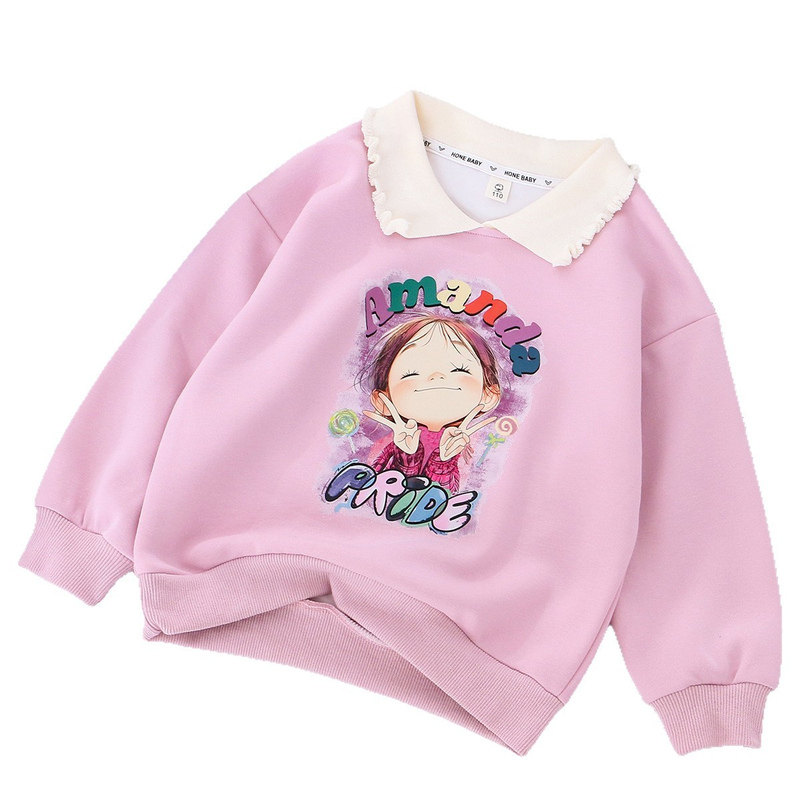 女童长袖卫衣休闲外套洋气衣服潮