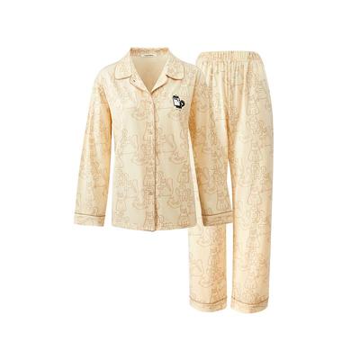 有棵树男女纯棉防螨春秋家居服