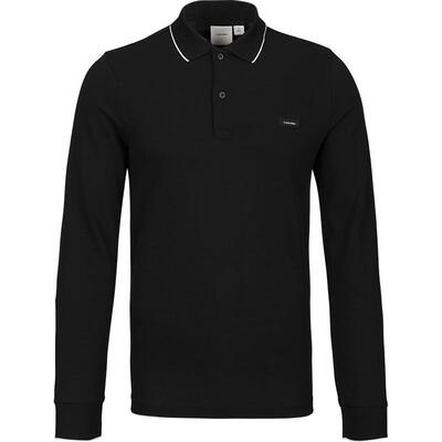 CalvinKlein新款男士长袖polo衫