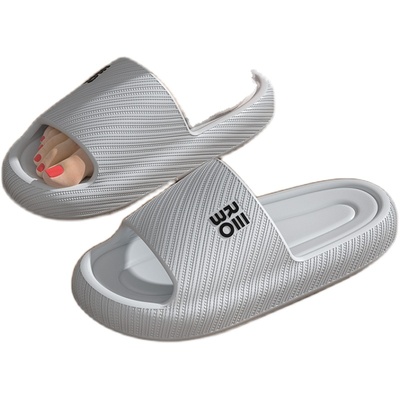 踩屎感拖鞋女厚底情侣