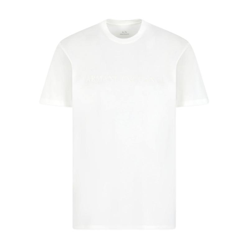 ARMANI EXCHANGE/阿玛尼男女情侣款全棉圆领正肩T恤2025夏季新款