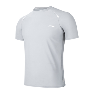 李宁男士泳衣短袖泳裤套装泡温泉速干宽松游泳衣专业游泳装备套装