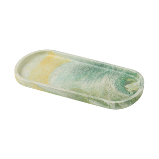 浴室洗手台托盘卫生间洗漱台置物架香薰洗手液牙刷漱口杯收纳托盘