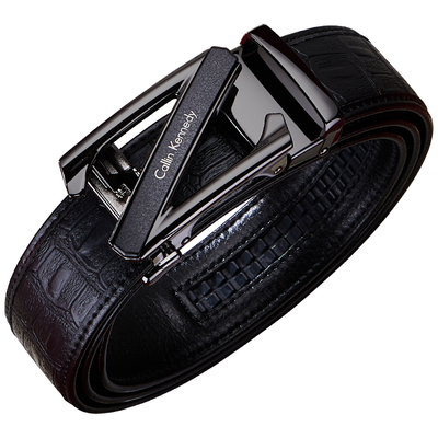 真皮裤腰带年轻人高档男士自动扣