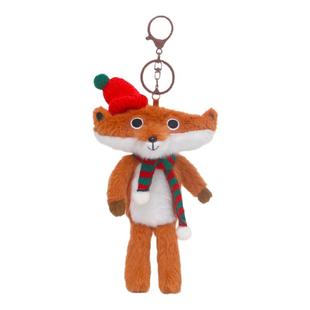 捉趣德瓦狐狸包包小挂件可爱好兄弟毛绒玩具书包钥匙扣女生日礼物