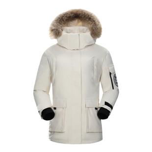 [王俊凯同款]骆驼羽绒服女2025冬季新款中长款派克服保暖加厚外套