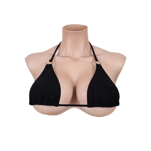 ROANYER/媛野柔系列八字胸变装义乳男用穿戴式硅胶仿真假胸假乳