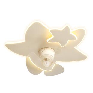 全光谱儿童房风扇灯简约现代led吸顶灯创意卧室房间2026新款灯具