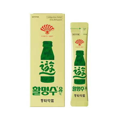 韩国同和扇子牌消化饮料积食调理肠胃消化不良没食欲养胃活命水游