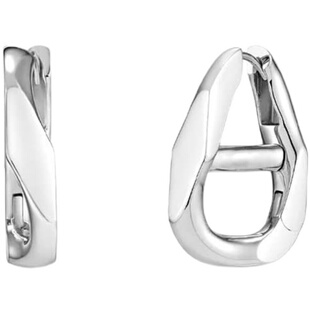 海岸村恰恰恰申敏儿同款耳环ins简约冷淡风耳圈气质日韩圆环耳扣