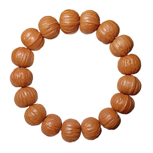 山中玉土豪猴头手串男天然原籽小尺寸精品正收藏级雕刻菩提女文玩