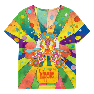 Solid printed sequin short sleeved top纯色印花亮片短袖上衣女