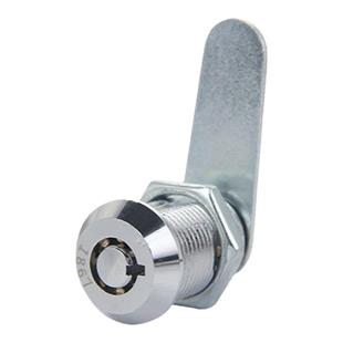 MS402平面圆形弹子锁电器箱转舌锁铁箱信箱锁工具锁梅花锁锌合金