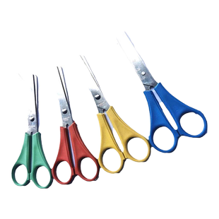 儿童幼儿园宝宝安全刻度小剪刀小学全手工diy剪纸专用材料美术课