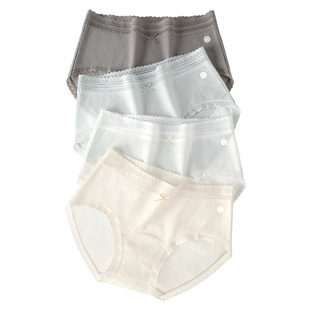 有内女士内裤纯棉裆抗菌女生益生菌加长裆蕾丝性感新款三角短裤