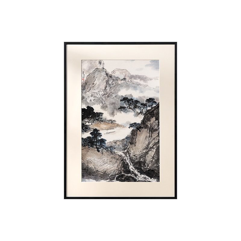 铝合金空白卡纸相框定制画框装裱国画书法纸字画尺寸外边框架挂墙