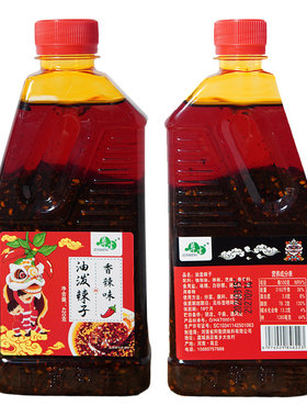 四川风味油泼辣子420g红油辣椒饺子蘸酱蘸料凉菜凉皮调味料辣椒酱