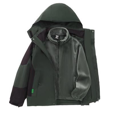 小猪班纳秋冬冲锋外套连帽三合一