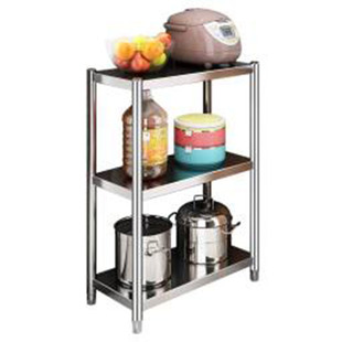 304夹缝置物架不锈钢冰箱缝隙厨房落地多层收纳锅30cm超窄25 宽20