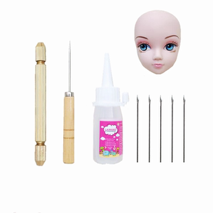娃娃植发器 铜杆植发针 软头毛发种植入套装工具包可儿怪高ob沙龙