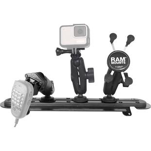 RAM牧马人手机支架JT JL专用滑轨底座牧马人改装车载手机相机支架