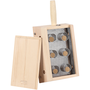 艾灸盒木制6柱针孔随身灸家用艾灸器具灸具宫寒妇科腰腹背部全身