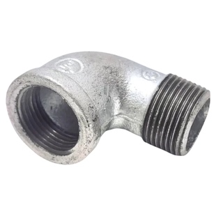 镀锌内外丝弯头内外牙丝扣直接头1寸25玛钢6分20管件4分dn15铸铁