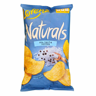 德国劳仑兹海盐胡椒薯片香脆土豆片休闲零食薯条LORENZ CRUNCHIPS
