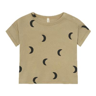 75Z Little现货 organic zoo SS25春夏儿童中性短袖T恤背带裤短裤