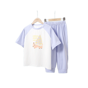 优贝宜女童短袖套装夏季2026新款儿童宝宝夏装两件套衣服女孩薄款