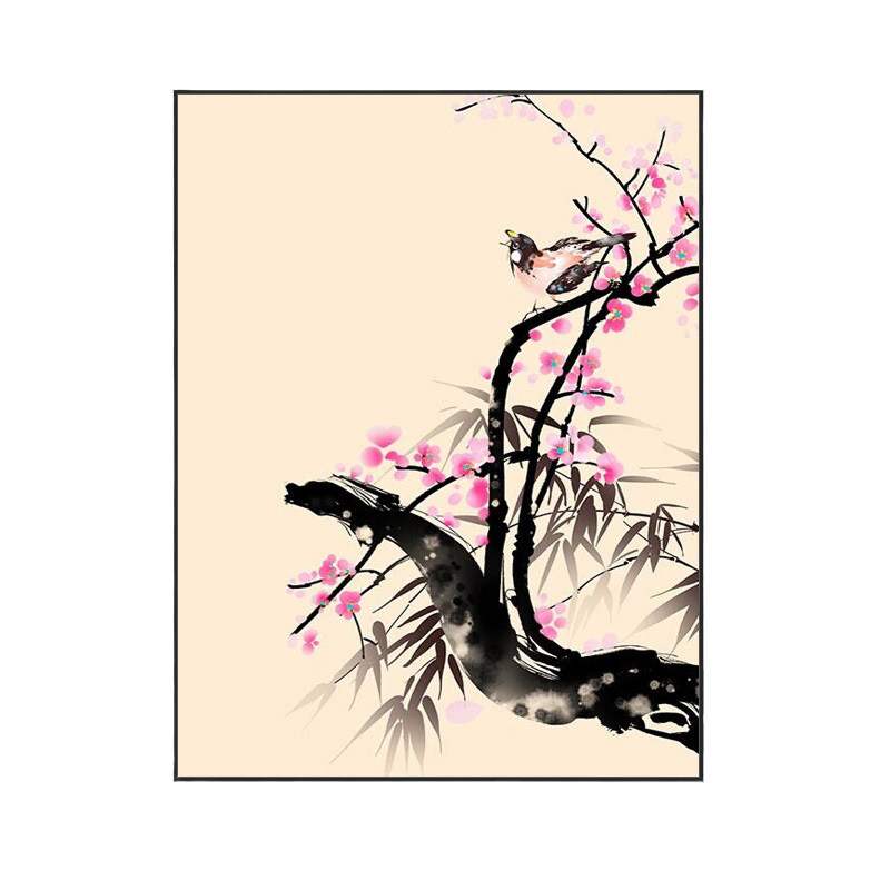 手工DIY数字油画新中式装饰画