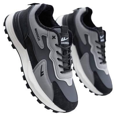 回力男鞋运动鞋男2025冬季皮面增高防水休闲鞋男士新款防滑跑步鞋