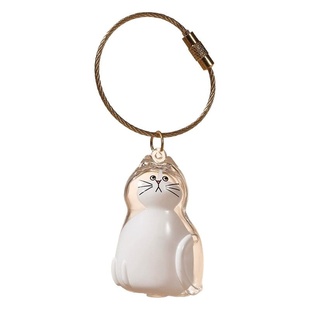 透明猫毛收纳盒吊饰扭蛋猫咪毛发存放胶囊纪念收藏包包钥匙扣挂件