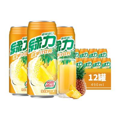 台湾绿力菠萝果汁490ml*12