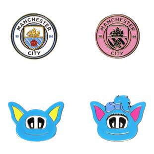 【官方正版】曼城俱乐部 | 吉祥物队徽胸针球迷月宝月光金属徽章