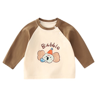 宝宝长袖t恤春秋款纯棉a类衣服