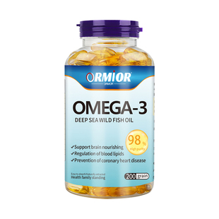 澳洲原装进口ORMIOR深海鱼油高纯度omega3辅助情绪呵护指标记忆力