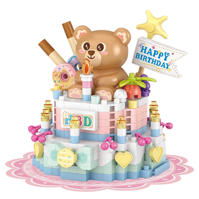 LOZ积木美食玩具汉堡薯条摆件