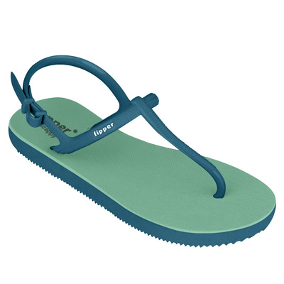 FIPPER凉鞋女夏字带简约平底